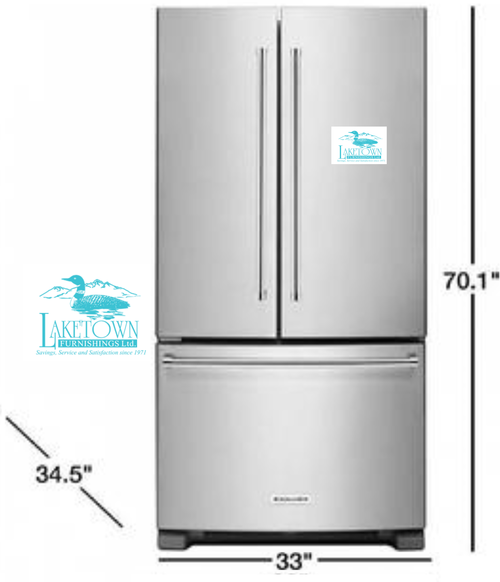 KitchenAid French Door Refrigerator, 33